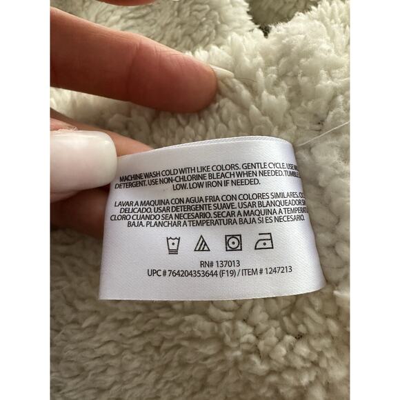 ORVIS Mens Extra Large XL Gray Quarter 1/4 Zip Pullover Textured Fleece Lined - Picture 10 of 10